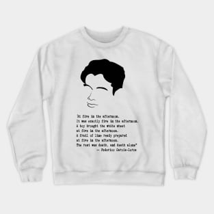 Federico García Lorca Crewneck Sweatshirt